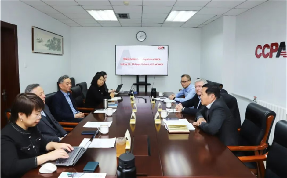 世界水泥协会首席执行官Philippe Richart一行到访中国混凝土与水泥制品协会